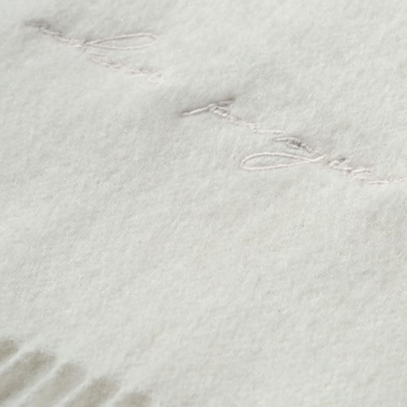White Project VIRGIN WOOL 100 MUFFLER_CREAM