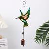 Creative Bell Pendant Vintage Hanging Decoration Blessing Hummingbird Wind Chime  Courtyard