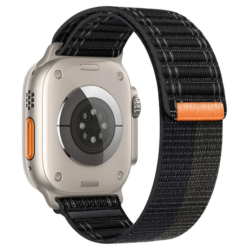 Новый нейлоновый ремешок-петля для Apple Watch Band Ultra 2 49 мм 46 мм 45 мм 44 мм 42 мм 41 мм 40 мм 38 мм спортивный браслет iWatch Series 10 9 8 se 7