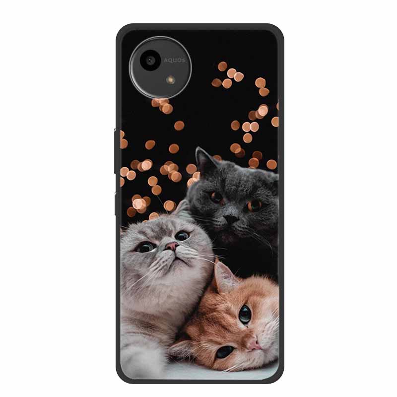 For SHARP AQUOS WISH4 Case Luxury TPU Soft Silicone Phone Cases Back Cover for Sharp Aquos Wish 4 Shockproof Love SH-52E Coque