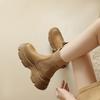 Martin boots women's 2025 new autumn and winter versatile small short boots muffin thick-soled elastic socks boots short winter boots