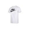 Nike Спортивная одежда с буквенным принтом логотипа, дышащая футболка с короткими рукавами, мужские топы, белые BV0629-100