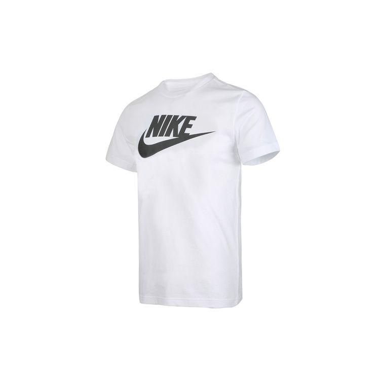 Nike Спортивная одежда с буквенным принтом логотипа, дышащая футболка с короткими рукавами, мужские топы, белые BV0629-100