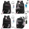 Stray Kids Foldable Polyester Book Bag With Spacious Compartments For Students