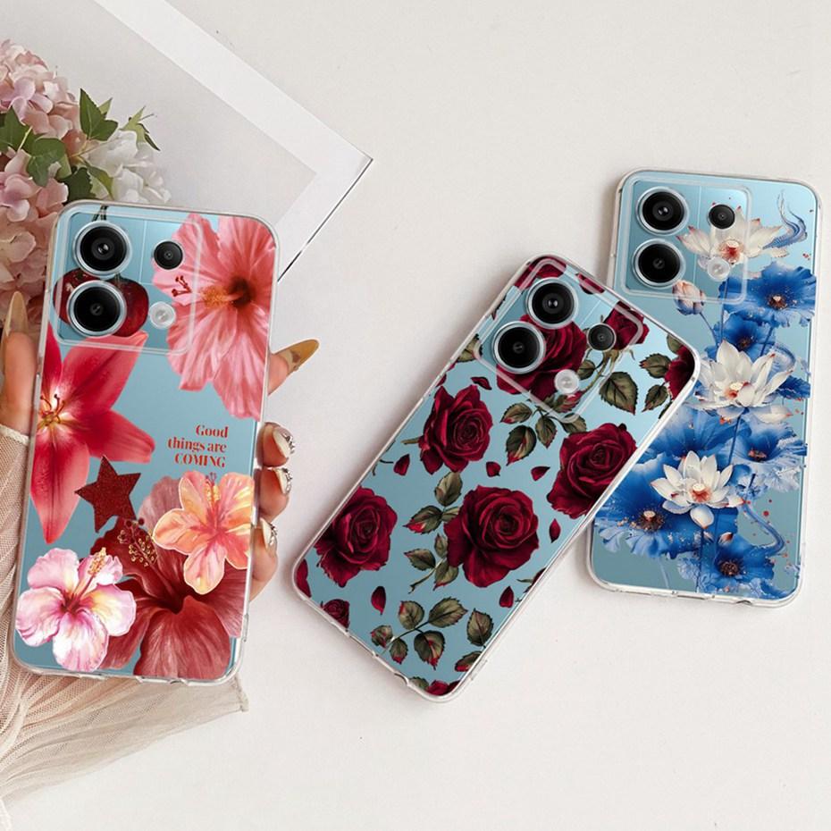 Clear TPU Case For Xiaomi Poco X6 Pro PocoX6 Newest Style Phone Cases For POCO X 6 X6Pro Soft Silicone Covers Bumpers