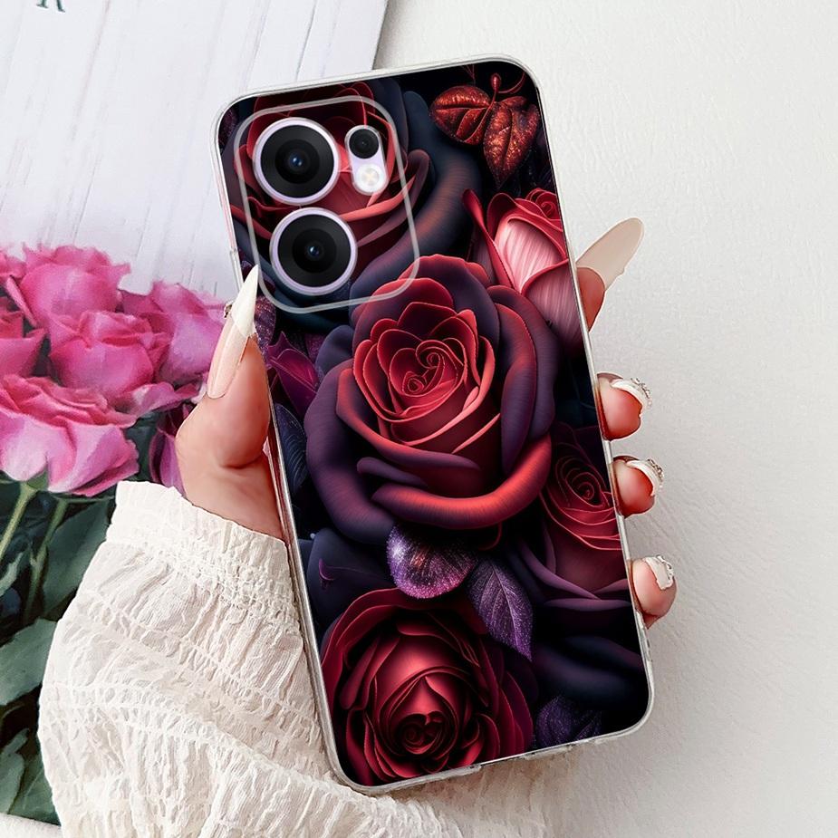 Чехол для Oppo Reno 13F 4G Reno13 Pro Новый модный окрашенный чехол Мягкие силиконовые чехлы для телефона Для Oppo Reno 13 Pro Reno13 F 5G Fundas
