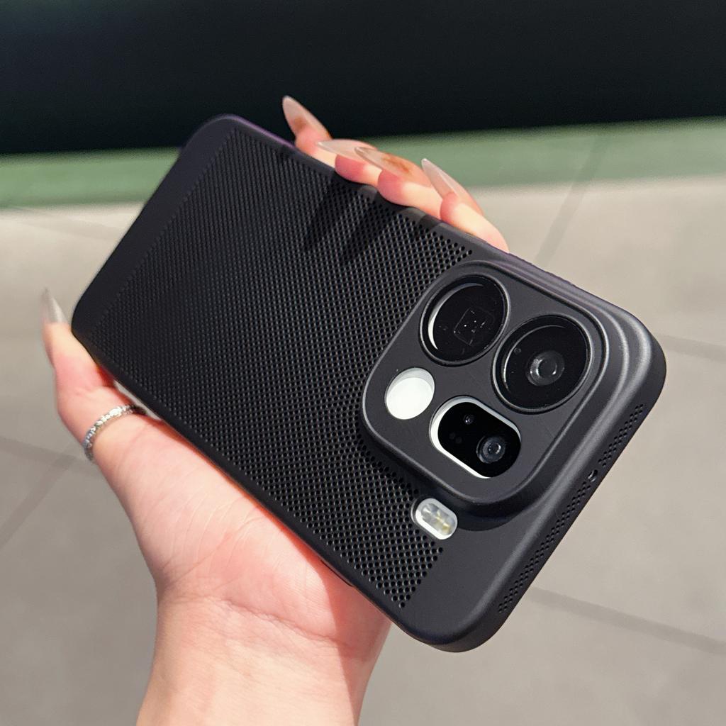 Жесткий чехол для телефона с защитой от перегрева для OPPO Find X9 Pro, охлаждающая сотовая сетка, ПК-чехол, корпус