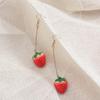 2025 Korean Sweet Strawberry Ear Clips for Women - Cute, Stylish, and Versatile Earrings