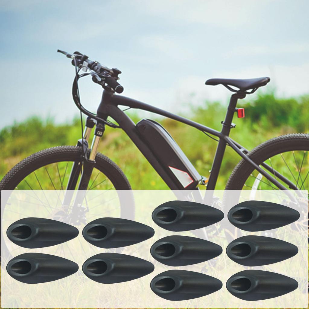 10Pcs Bicycles Shift Derailleur Wire Line Pipe Guide Plugs Bike Cable Tube Clamp Grommets Frame Brake Cable Buckles Clip