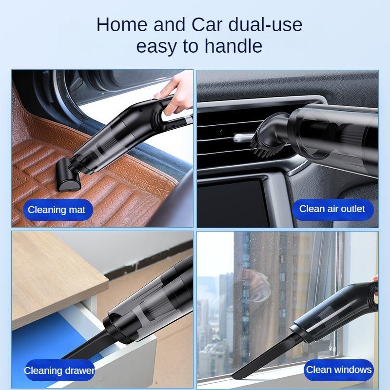 Беспроводной автомобильный пылесос, бытовой пылесос, большой всасывающий ручной мини-мощный автоматический пылесос 120 Вт