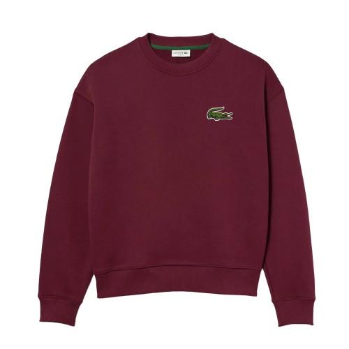 Lacoste Mens Fleece Loose Fit Sweatshirt