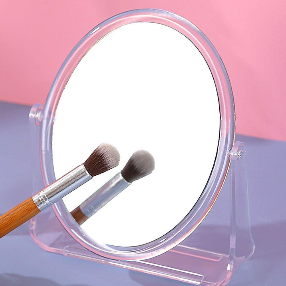 Двустороннее 5-кратное увеличительное зеркало, вращающееся на 360°, зеркало для макияжа, туалетный столик