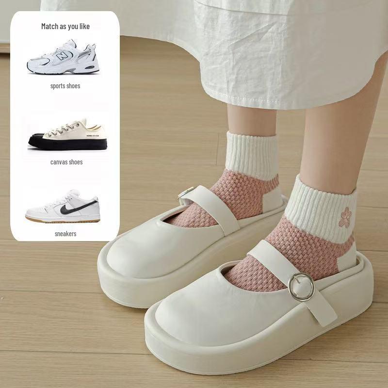 Женские весенне-летние сетчатые дышащие короткие носки - Милый, очаровательный студенческий стиль