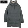 X Mizusawa Down DOR-G9280W Black Hooded Long Down Coat Coat M blackUsed