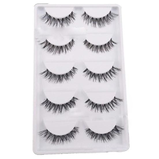 Cross Style Reusable Case Synthetic Fiber Black 24 Mm 5 Pairs