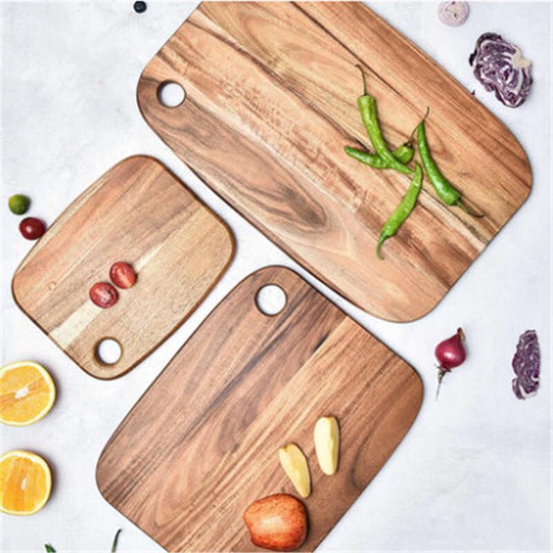 Portable Solid Wood Chopping Board