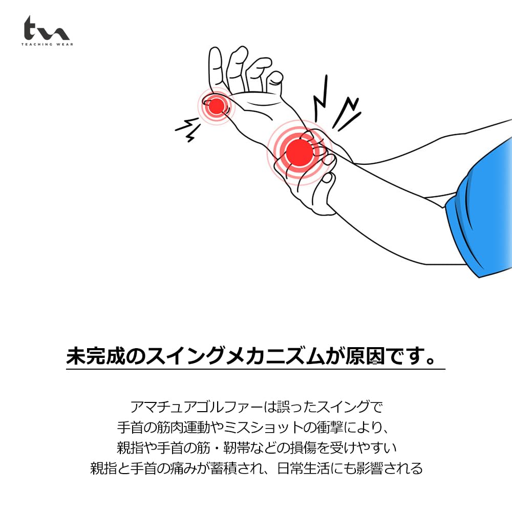 Поддержка запястья для гольфа Левая рука Правая рука Фиксированная повязка на запястье Защита большого пальца Мужчины Женщины Правая рука Мужчины [TW] (Для L-XL)