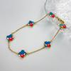 Original S925 Sterling Silver 18K Gold Plated Four-Leaf Clover Bracelet Six-flower Can Request Van the Catalog Cleef From Seller