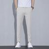 Men's Summer Nine-Point Solid Color Lightweight Casual Pants
