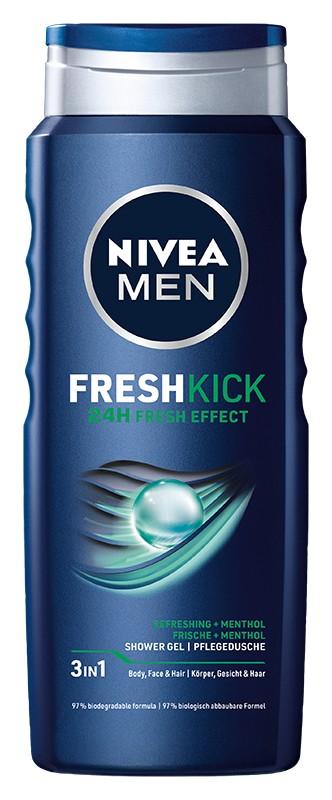 Nivea Men Żel Pod Prysznic 3In1 Fresh Kick 400Ml