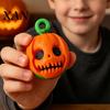 Pumpkin Fidget Spinner Rotating Halloween Toy, Stress Relief Ghost Face Toys Spinner, 3D Printed Toy for Keychain Pendant