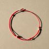 Emotive [cotton] Pink On Red Bracelet