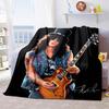 Guitarist Top Hat Guitar Soft Comfortable Blanket Suitable All Seasons Perfect Gift Office Nap Outdoor Travel