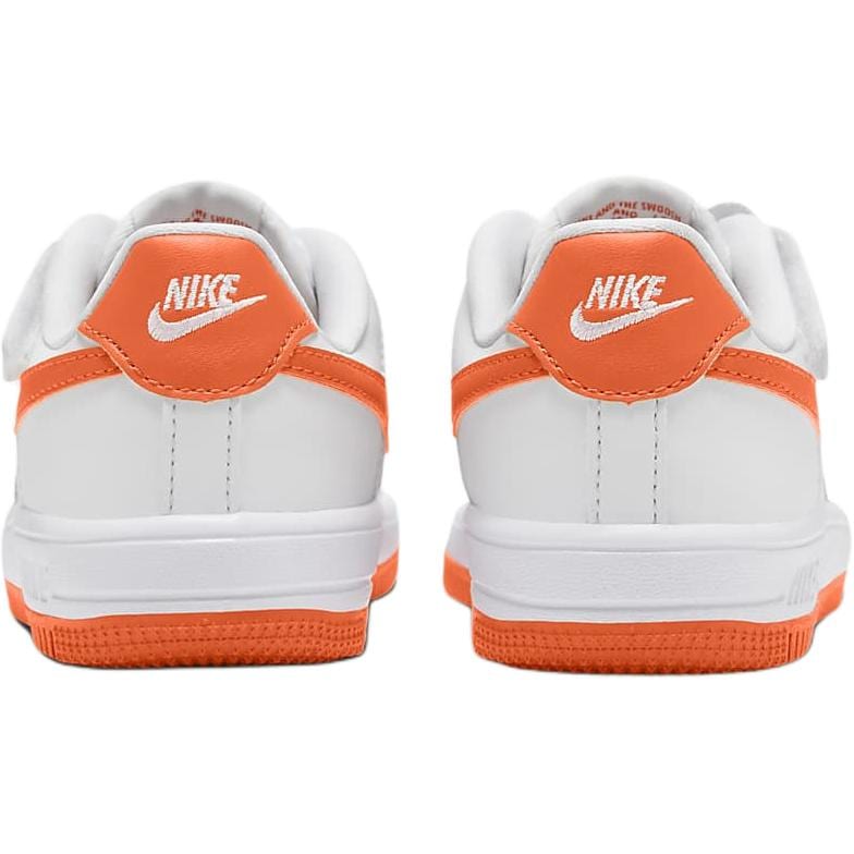 Nike Кроссовки Nike Air Force 1 Low для детей, для скейтбординга, Бело-оранжевые, для детей от 3 до 7 лет, FN0237-113