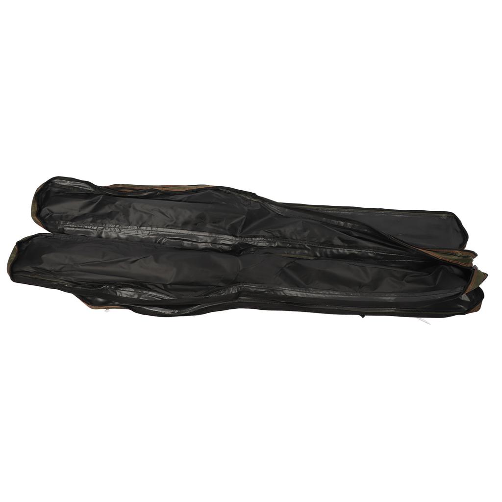 Portable Folding Fishing Rod Carrier Canvas Fishing Pole Tools Storage Bag Case Fishing Gear Tackle