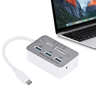 USB 3.0 концентратор для чтения карт памяти 7-в-1 MS SD M2 TF Multi-in-1 адаптер со скоростью передачи данных 5 Гбит/с Защита от перенапряжения для Windows