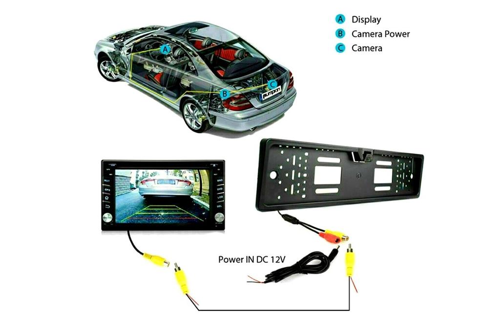 Reversing Camera In the Frame of the Day/night Board