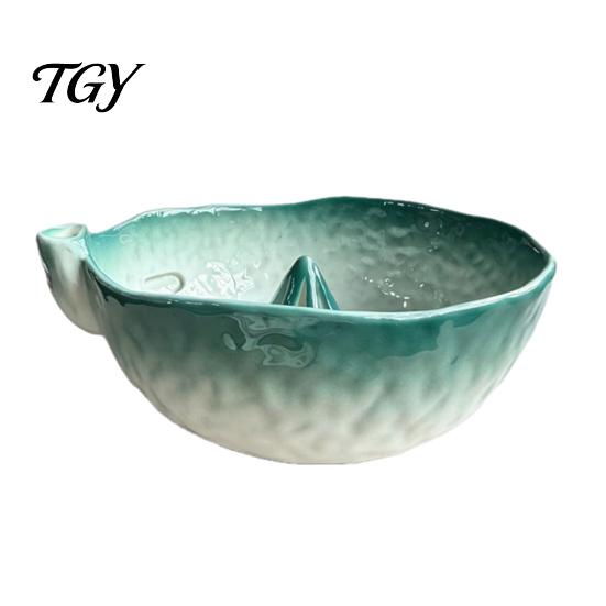 Sophisticated Ceramic Kitchen Decor Berry Washing Bowl with Drainage Holes, Fruit Essential for Lovers Rinse Basin, Colander Fresh Berries Vegetables