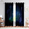 Мечтательная галактика звездное небо 3D печатные шторы затемняющие шторы подходят для спальни гостиной кабинета декоративные шторы