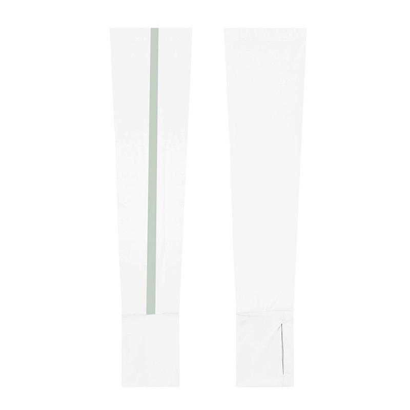 High Elastic Ice Silk Arm Sleeves, Cooling UPF50+ UV Sleeves with Thumb Hole for Outdoor Activities
