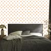 Hearts Wallpaper White, Peach and Cream 50x1000