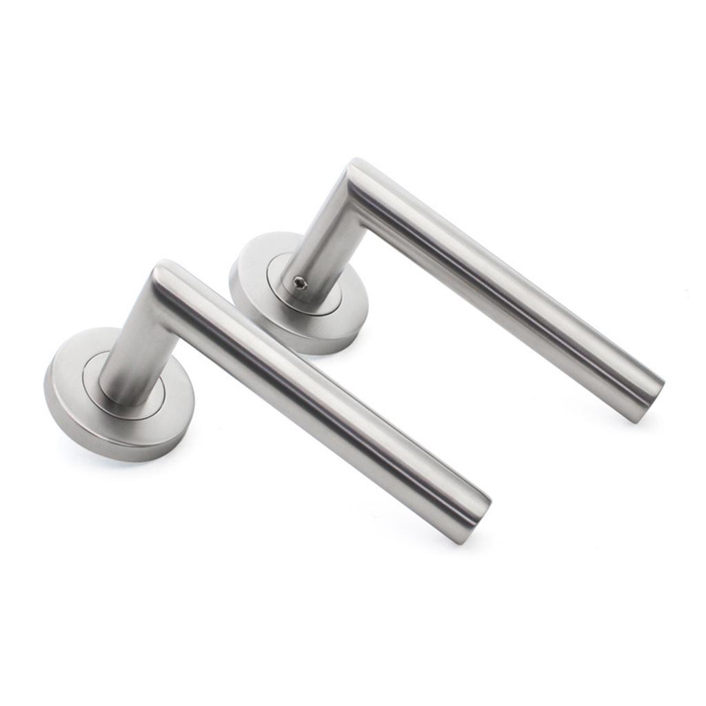 Дверной замок с рычажным механизмом, круглая ручка с Т-образной планкой, стальные уголки, дверная ручка для внутренних дверей, требующих защиты ключом