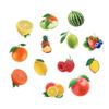 50 Pcs Fruits Stickers For Kitchen Baking Cup Dish Refrigerator Fruit Sticker