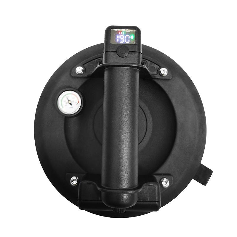 8-дюймовая электрическая вакуумная присоска для стеклянной плитки, прочная, 220 кг, несущая способность, 5000 мАч, электрическая вакуумная присоска с воздушным насосом