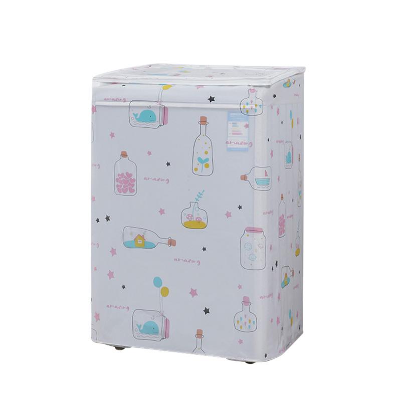 1PC Dryer Dust Cover Home Supplies Drum Waching Machine Cover Sunscreen Washing Machine Cover Transparent PEVA Waterproof