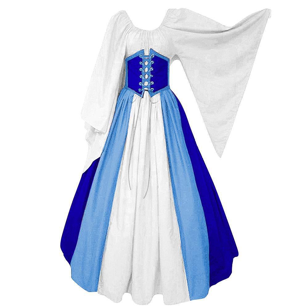 Halloween Medieval Renaissance Women's Cosplay Dress Costume