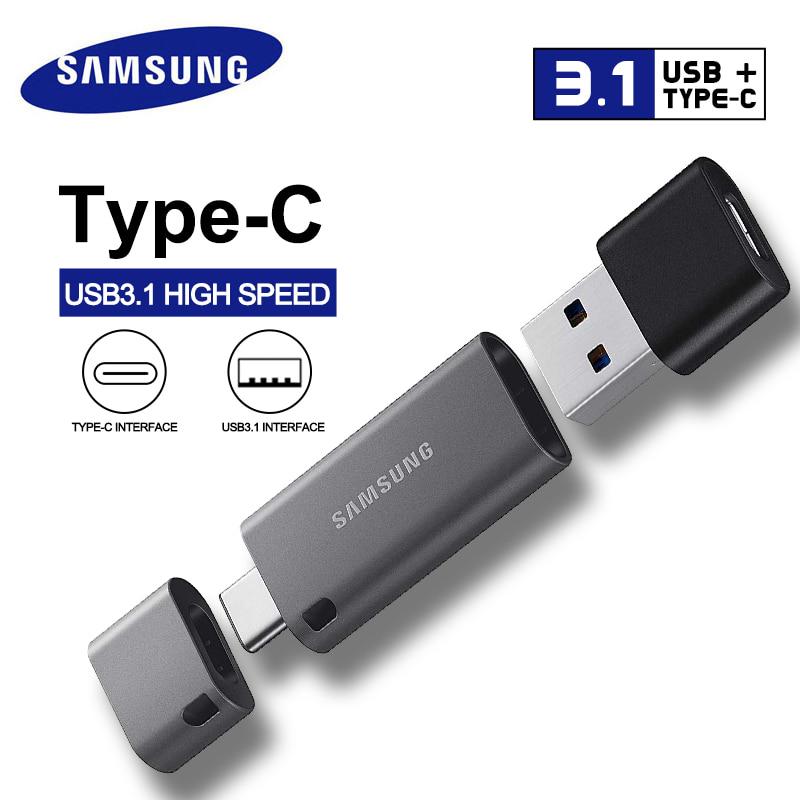 SAMSUNG Type-C Interface Pendrive OTG USB3.1 150MB/s USB Flash Drive Memory Disk TypeC for Phone