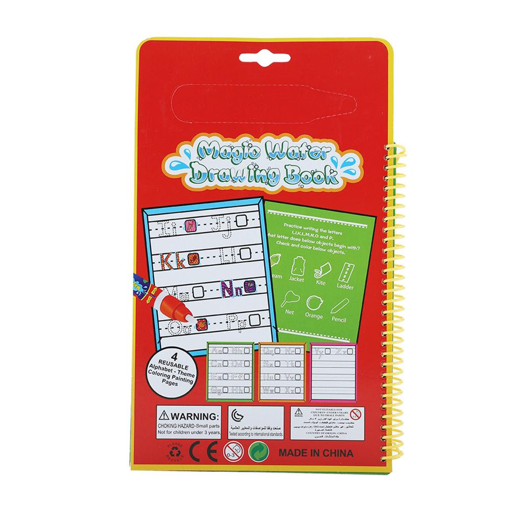 Портативная раскраска для рисования на воде для детей, обучающая игрушка для рисования (Письмо)