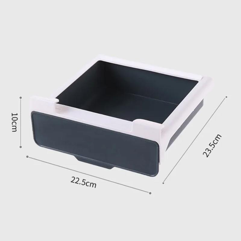 Корзины для хранения под столом Пластиковый подвесной ящик для хранения посуды Настольные гаджеты Органайзер