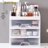 Large Capacity Desktop Cosmetic Storage Box with Drawers for Skincare and Lipstick
