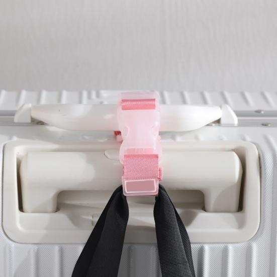 Adjustable Travel Bag Strap Secure Luggage Portable Nylon User-friendly Minimalistic Suitcase Buckle