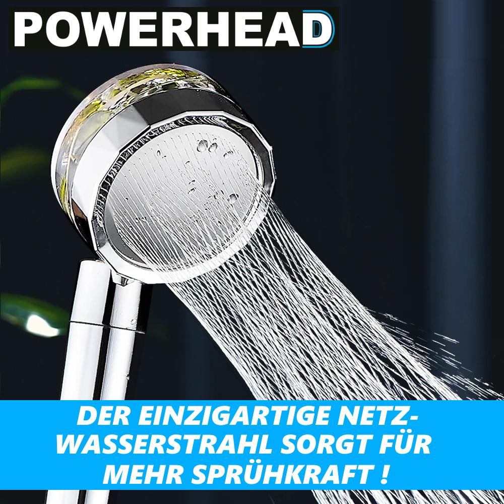 POWERHEAD Premium Shower Head Hand Shower Water Saving The Original