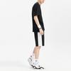Li-Ning Повседневная свободная футболка Wade Series с короткими рукавами и принтом, мужские топы, черные AHSQ159-1