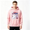Men's Love Sucks Angry Cat Printed Pullover Hoodie Casual Long Sleeve Graphic Sweatshirt