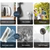 outdoor fan Remote control aluminum alloy folding fan with adjustable head portable silent desktop vertical multi-purpose