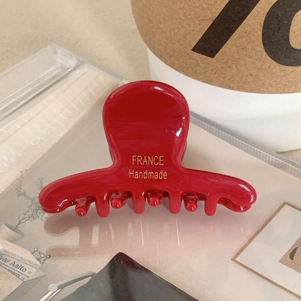 Korean Style Small Shark Clip Colorful Acetic Acid Side Clip Cute Acetic Acid Hair Claw  Children